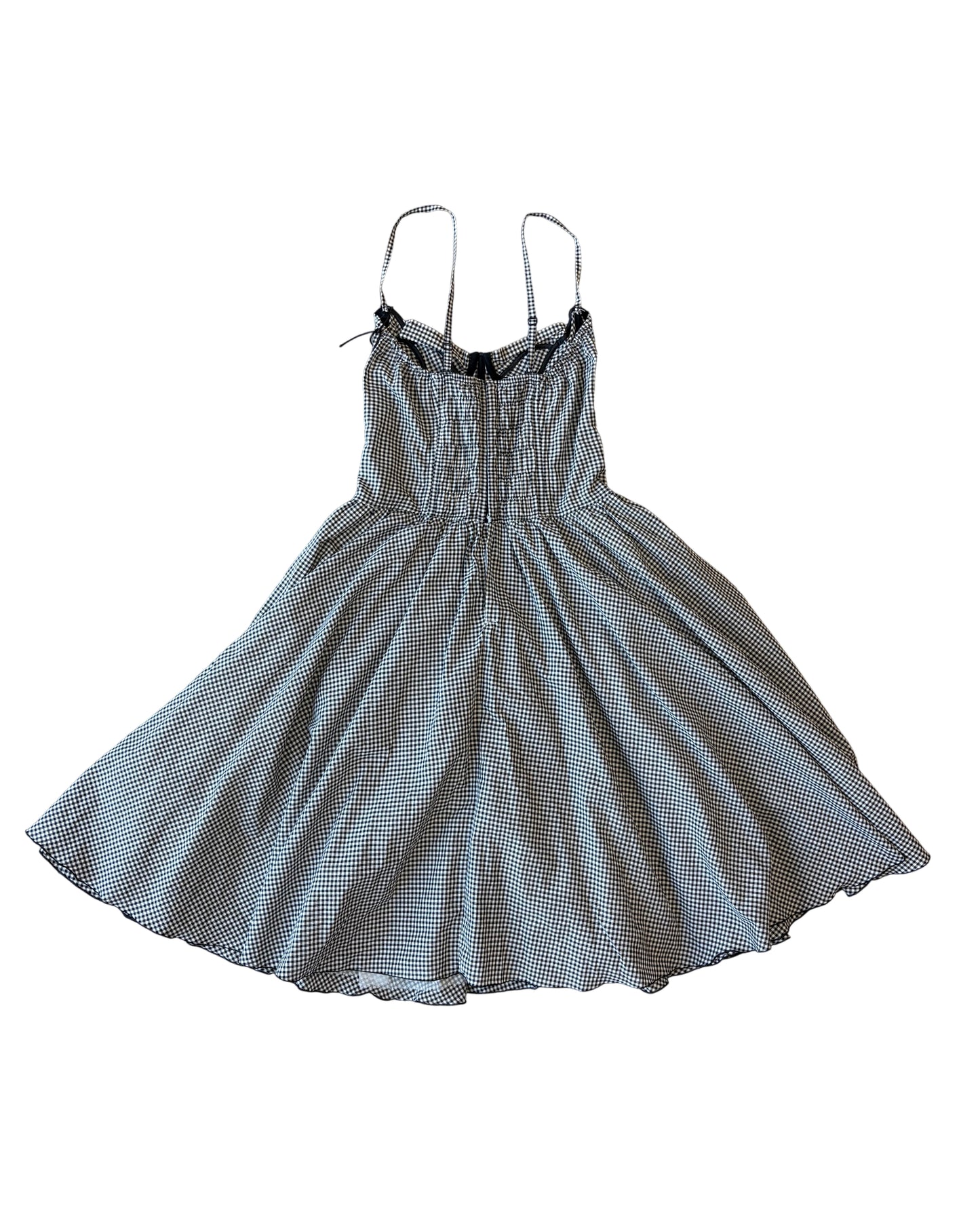 Two-Piece Gingham  Dress Set
