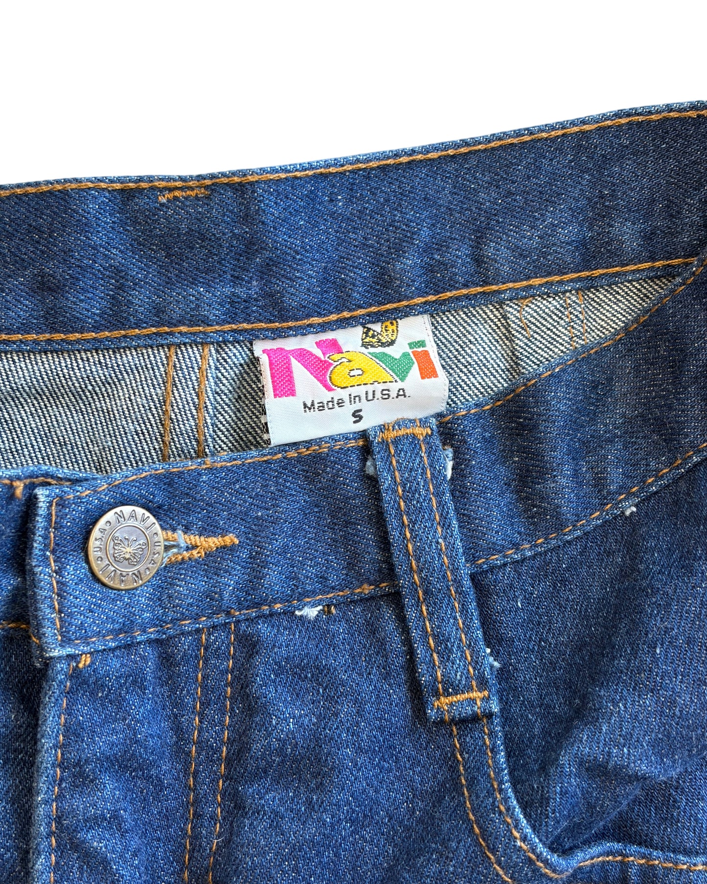 1970's Navi Dark Denim