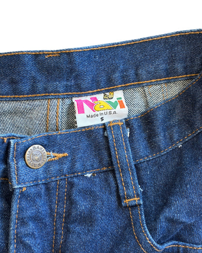 1970's Navi Dark Denim