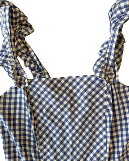 1970's Gingham Cotton Dress
