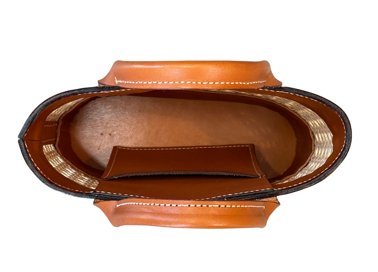 JXF Leatherworks Mini Cane Tote Bag