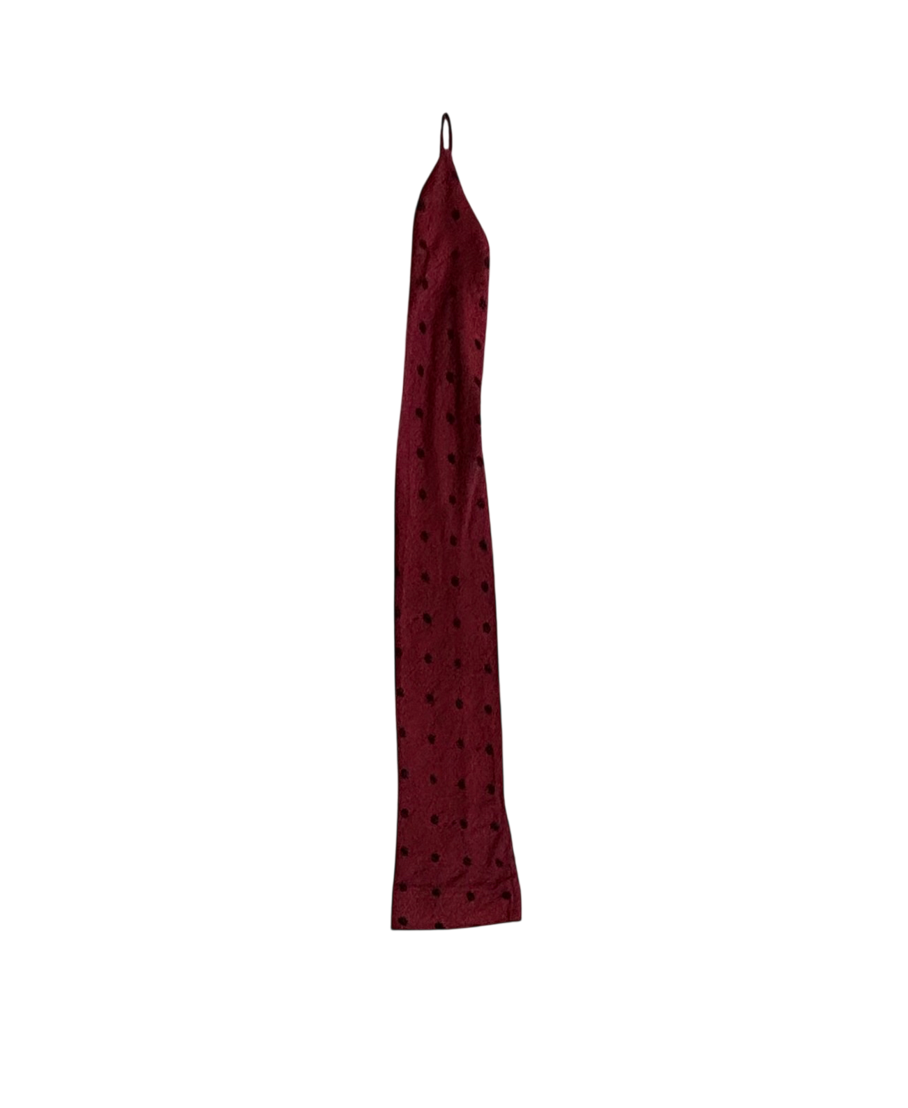 Romeo Gigli Red Printed Vintage Gloves