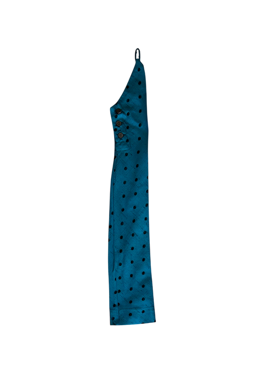 Romeo Gigli Teal Gloves