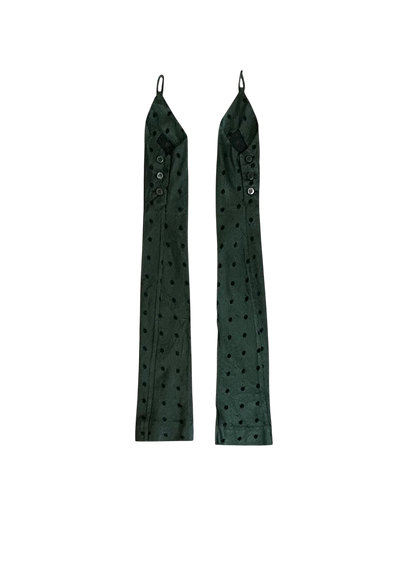 Romeo Gigli Green Gloves