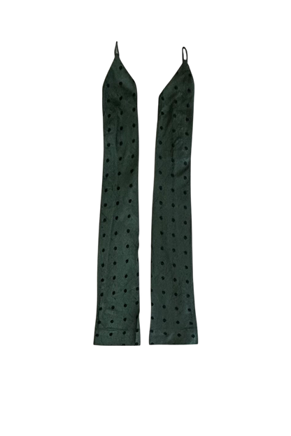 Romeo Gigli Green Gloves