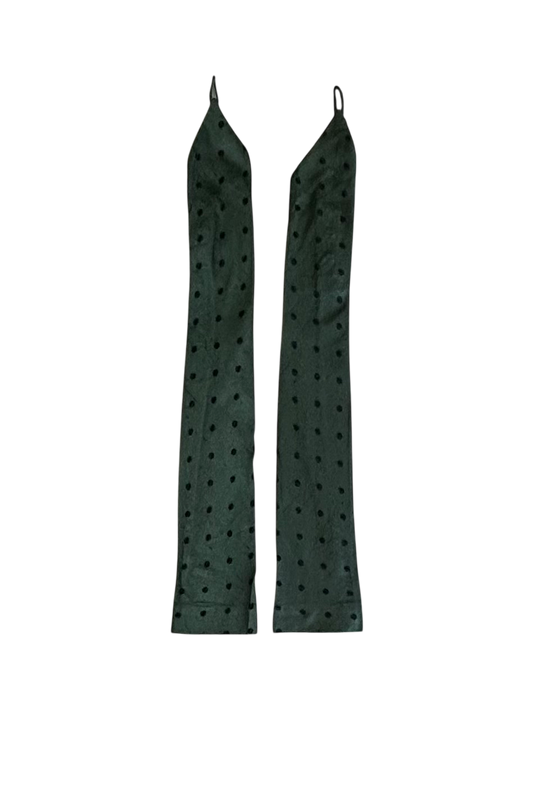 Romeo Gigli Green Gloves