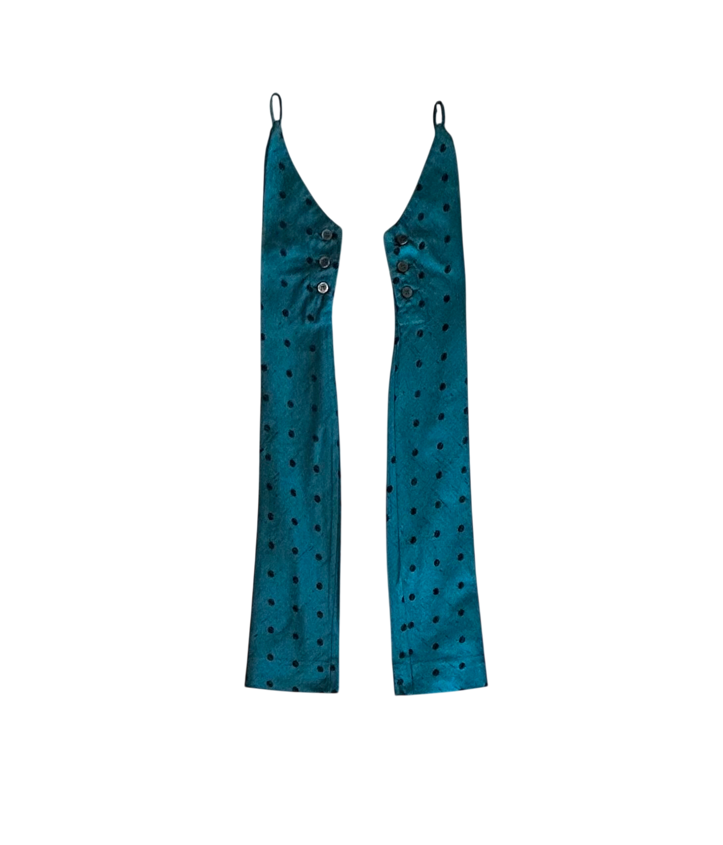 Romeo Gigli Teal Gloves