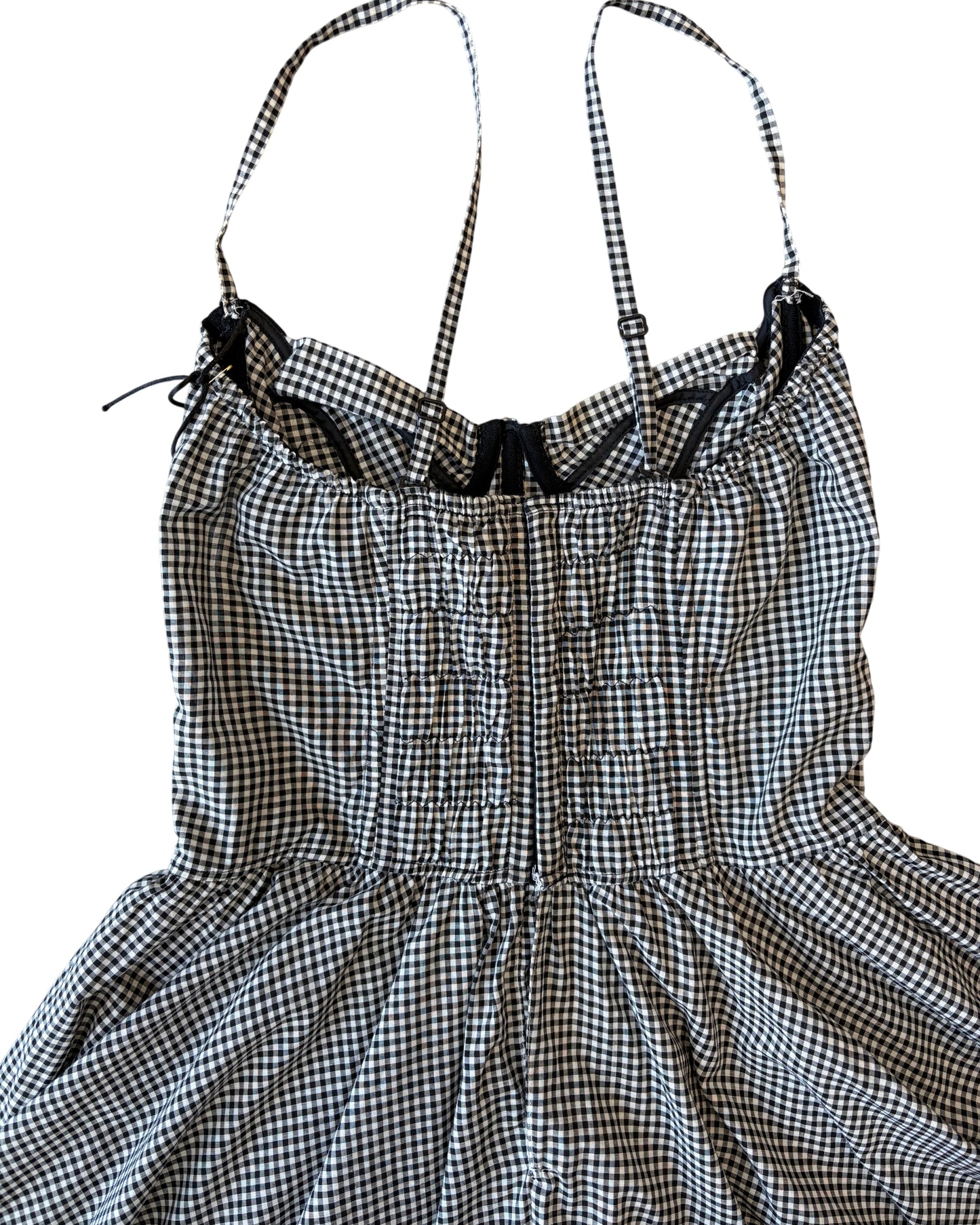 Two-Piece Gingham  Dress Set