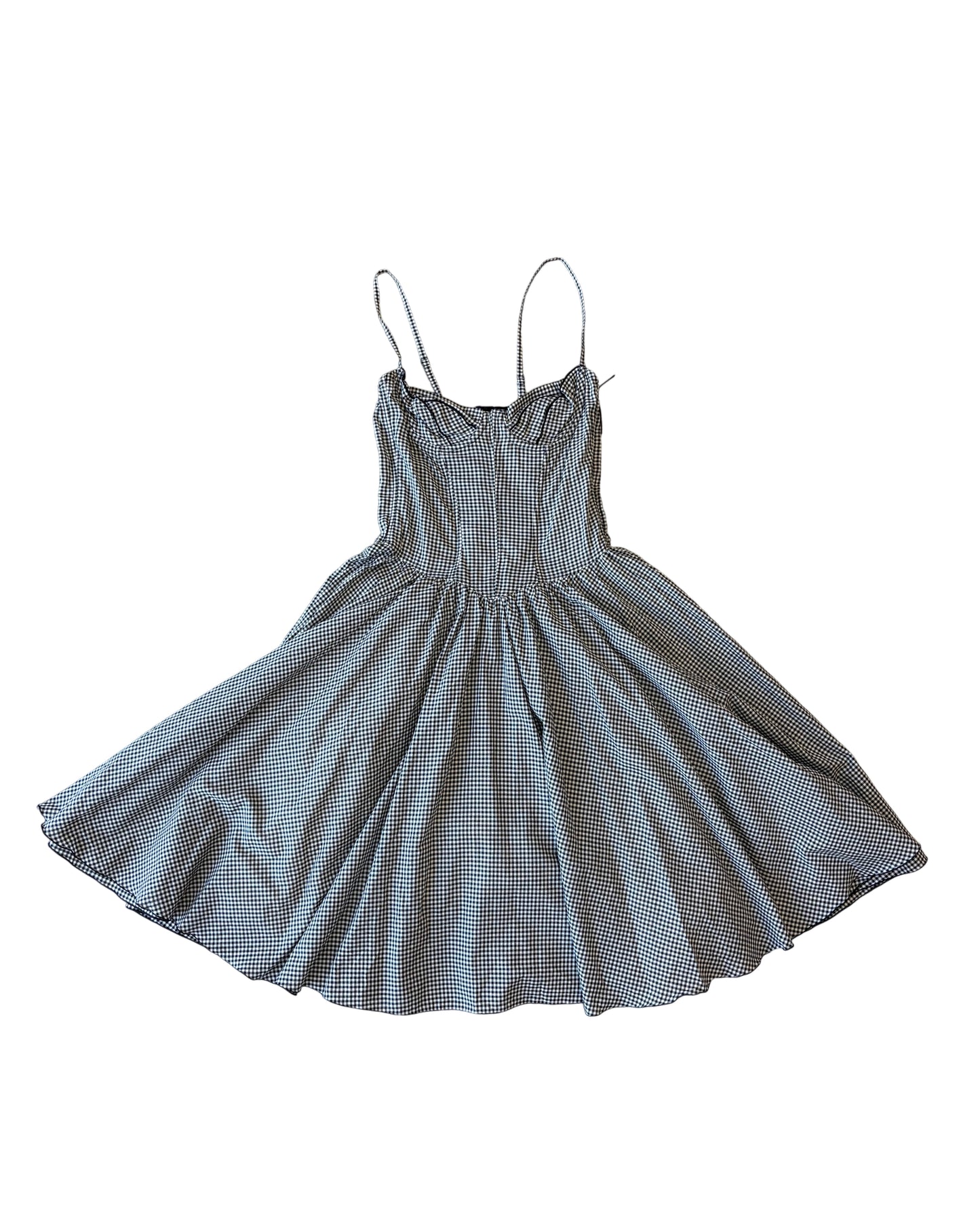 Two-Piece Gingham  Dress Set