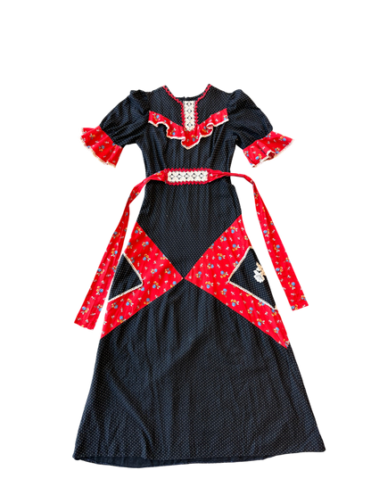 1970s Cotton Printed Dress