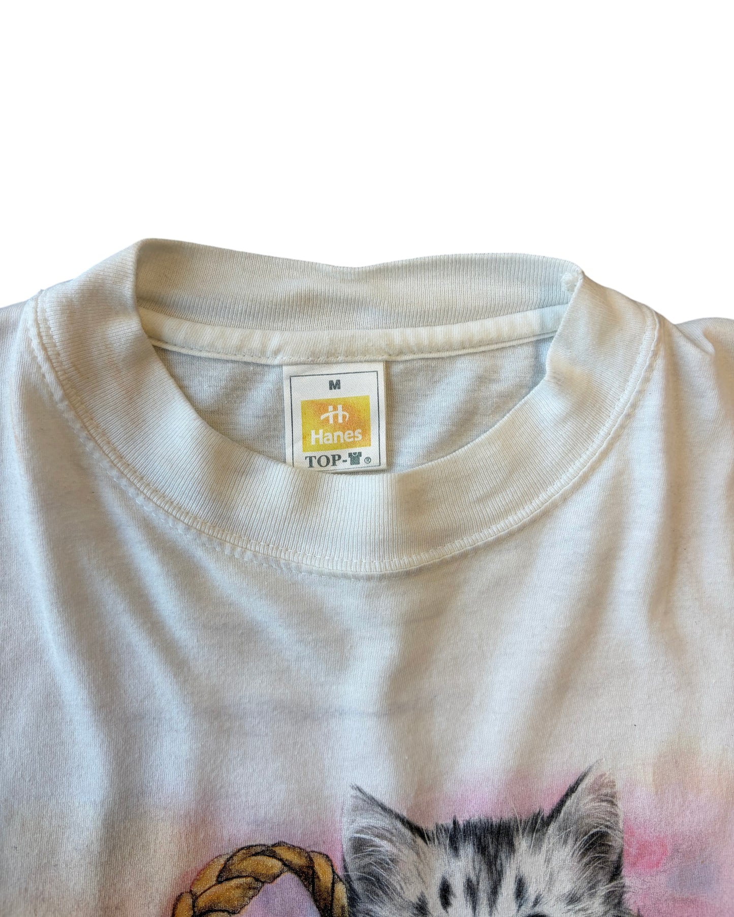 Vintage Italian Cat Graphic T-Shirt