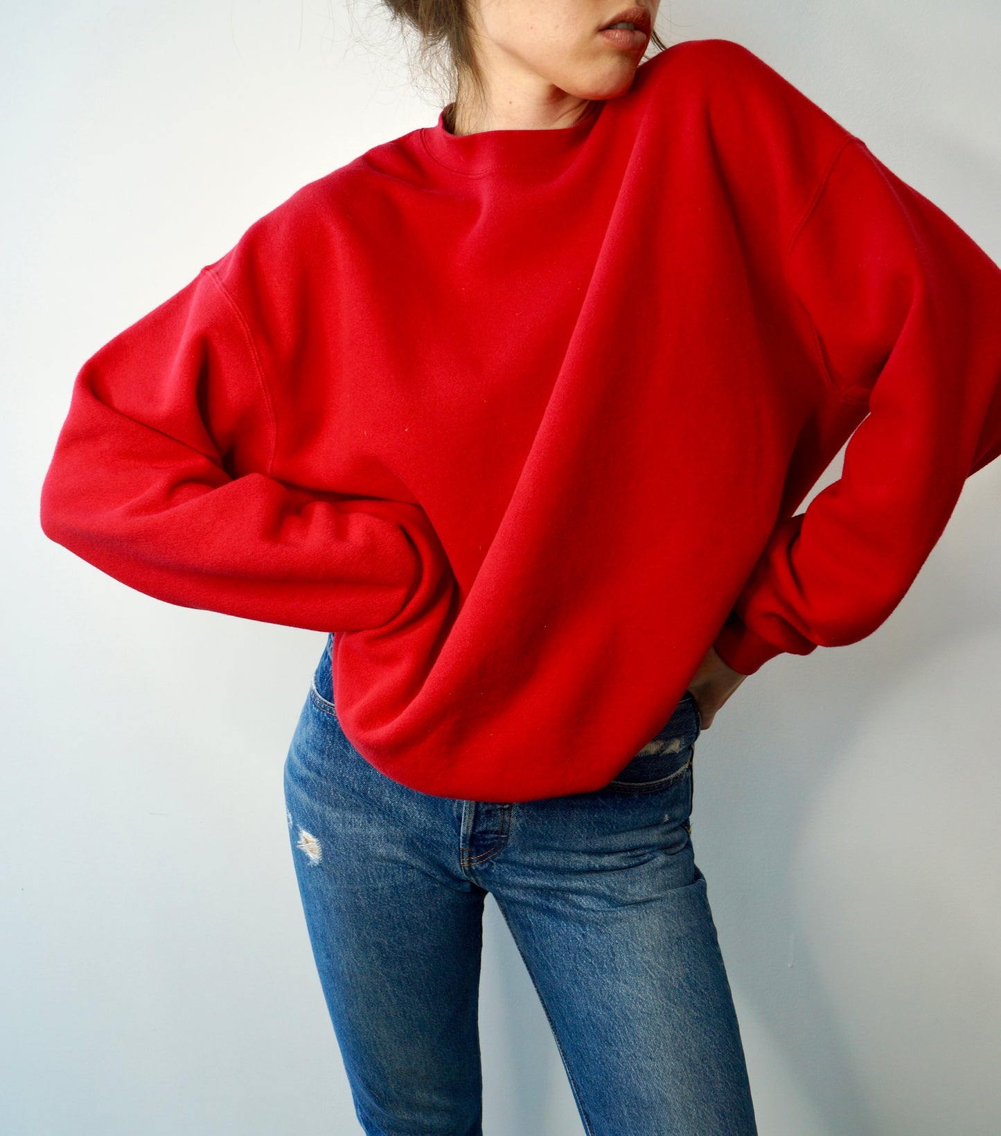 90's Red Sweatshirt