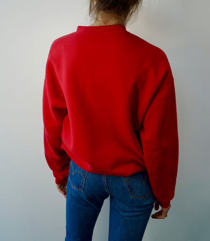 90's Red Sweatshirt