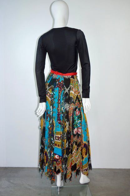 1970's Giorgio Sant'Angelo 2 Piece Skirt Set
