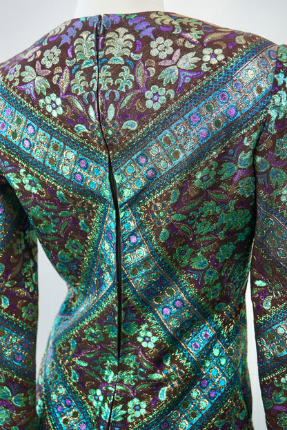 Chester Weinberg Brocade Gown