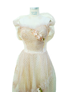 1950's Light Pink Prom Dress